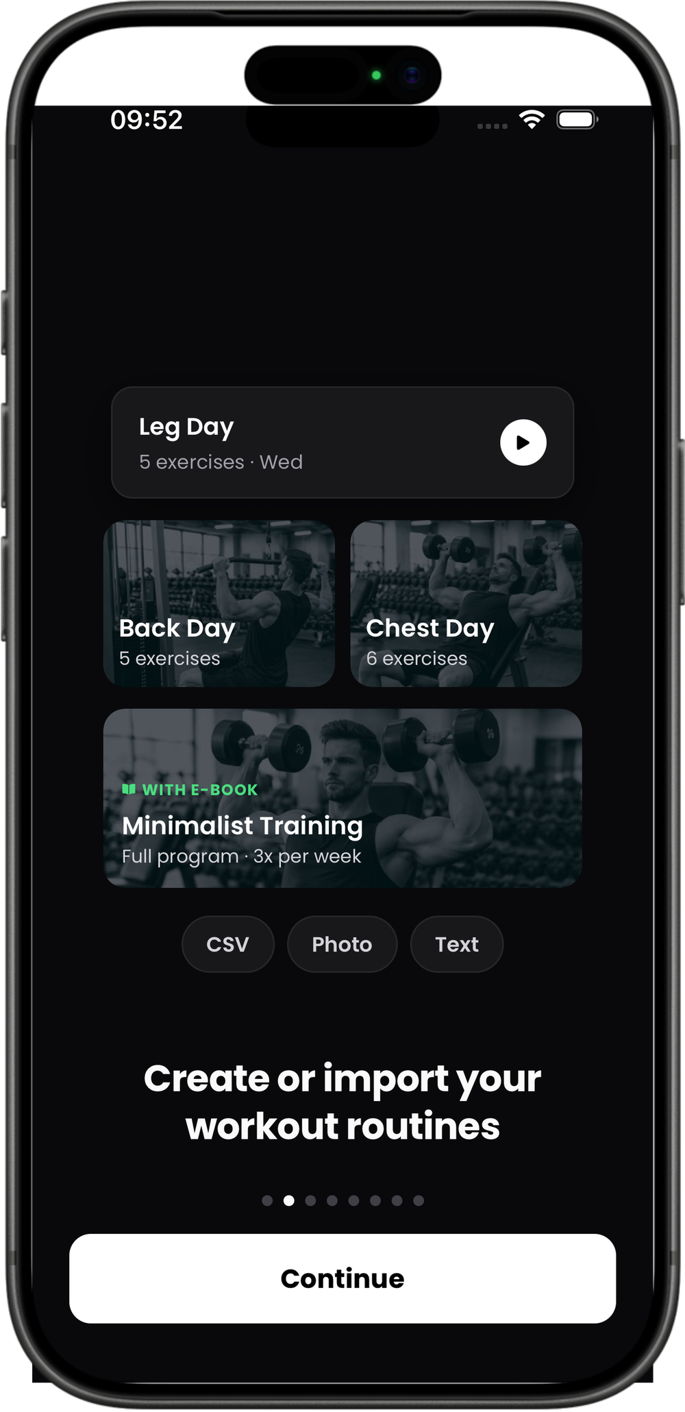 Ready-made routines